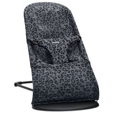 Шезлонг BabyBjorn Bliss (сетка), anthracite/leopard