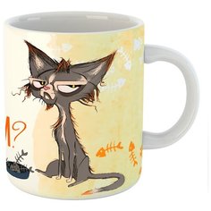 Кружка " Кот , уху ели?" Atribootica