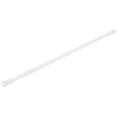 Карниз для ванной Vidage, телескопический, цвет: белый, длина 110-200 см