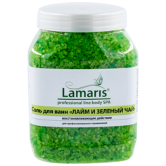 Соль для ванн "лайм И зеленый ЧАЙ" Lamaris