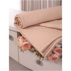 Покрывало декоративное стёганое FLAUM HOME COLOR BEIGE, 200x240