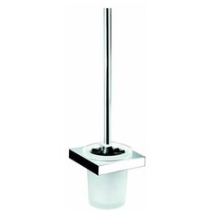 Ершик для унитаза подвесной, матовое стекло LINISI мод. MURANO, настенный, арт. 89288 хром.