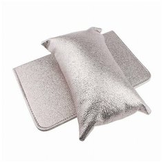 Подушка и коврик (складной), набор для маникюра, серебристый Elsa Professional