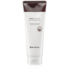 MIZON Пенка для умывания с фильтратом улитки для глубокой очистки кожи SNAIL SILKY DEEP CLEANSING FOAM