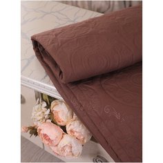 Покрывало декоративное стёганое FLAUM HOME COLOR CHOCOLATE, 200x240