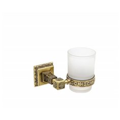 MILACIO Держатель со стаканом настенный MC.913.BR, бронза ( коллекция Alicante )