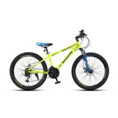 Велосипед MaxxPro HELLCAT 24 PRO жёлто-синий