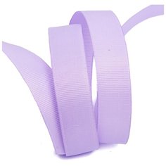 Лента Ideal репсовая в рубчик шир.25мм цв. 430 (081) св.сиреневый уп.27,42м