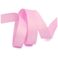 Лента Ideal репсовая в рубчик шир.20мм цв. 148 холод.розовый уп.27,42м