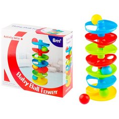 Игрушка развивающая "Горка" с шариками для малышей от 12-ти месяцев/Горка с шариками для мальчиков и девочек Panawealth Inter Holdings