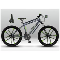 Велосипед MaxxPro MARAFON 26 серо-зелёный