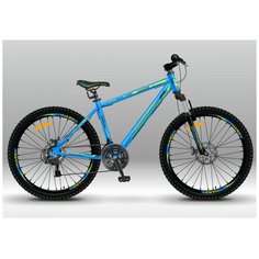 Велосипед MaxxPro HARD 27.5 PRO сине-жёлтый