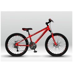 Велосипед MaxxPro STEELY 24 PRO оранжево-чёрный