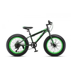 Велосипед MaxxPro FAT X20 чёрно-зелёный