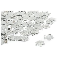 Пайетки россыпью Ideal "Лист" (цвет: 001 серебряный), 22х22 мм, 50 г, арт. TBY-FLK639