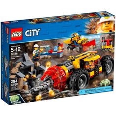 Конструктор LEGO City 60186 Тяжелый бур для горных работ