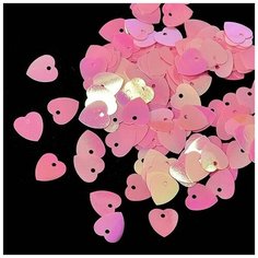 Пайетки "Ideal", цвет: розовый (29), 10 мм, 50 г