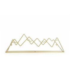 Вешалка настенная Mountain золотая Balvi