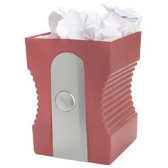 Корзина для бумаг Sharpener розовая Balvi