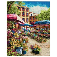 Dimensions Набор для вышивания Provence Market (Рынок в Провансе) 30,4 х 38,1 см (70-35333)