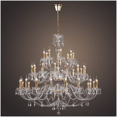Хрустальная люстра Bogates 520/20 + 14 + 8 Strotskis