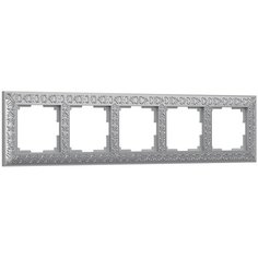 WL07-Frame-05/ Werkel Рамка на 5 постов (матовый хром)