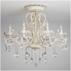 Люстра с хрусталем Eurosvet 12205/8 белый