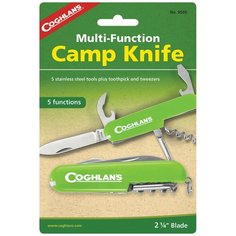 COGHLANS 9505g Многофункциональный туристический нож (5 функций), Зеленый