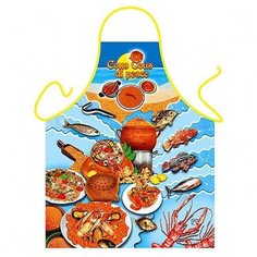 Фартук кухонный с приколом, Рыбы Itati