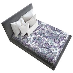 Простыня натяжная Ambesonne с принтом "Цветочный пожар", 160х200 см