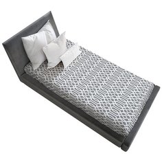 Простыня натяжная Ambesonne с принтом "Решетка фантазий", 90х200 см