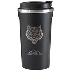 Термокружка Мастер К. Агрессия, 0.5 л черный