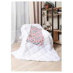 Одеяло Ambesonne Воспитанные совы, всесезонное, 150 х 200 см (зеленый/синий/красный)