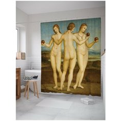 Штора для ванной JoyArty Три грации 180х200 (sc-6879)