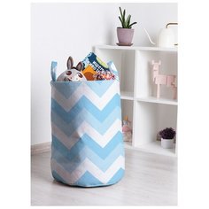 Корзина для игрушек "Оттенки зигзагов" 35x50 см, toba-11624 Joy Arty