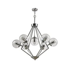 Подвесная люстра светодиодная FABRICIO SP7 CHROME/TRANSPARENTE (Crystal Lux)