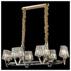 Подвесная люстра хрустальная Viola WE152.12.323 (Wertmark)