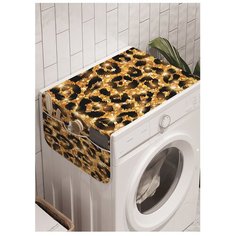 Органайзер для хранения "Леопардовый узор" на стиральную машину, 45x120 см Ambesonne