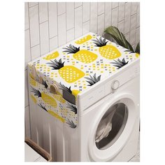 Органайзер для хранения "Ананасовые грядки" на стиральную машину, 45x120 см Ambesonne