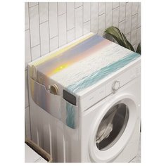 Органайзер для хранения "Пенистый берег" на стиральную машину, 45x120 см Ambesonne