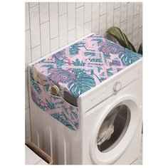 Органайзер для хранения "Цветок Монстера" на стиральную машину, 45x120 см Ambesonne
