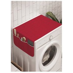 Органайзер для хранения "Клетчатые сердца" на стиральную машину, 45x120 см Ambesonne