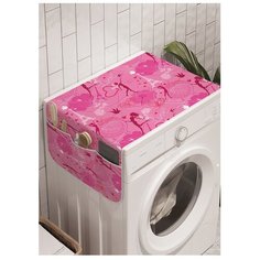 Органайзер для хранения "Свадьба в Париже" на стиральную машину, 45x120 см Ambesonne