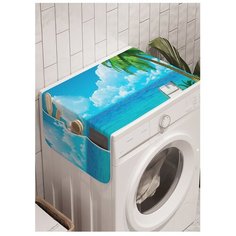 Органайзер для хранения "Уединенный отдых" на стиральную машину, 45x120 см Ambesonne