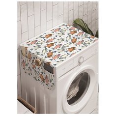 Органайзер для хранения "Рыбий бунт" на стиральную машину, 45x120 см Ambesonne
