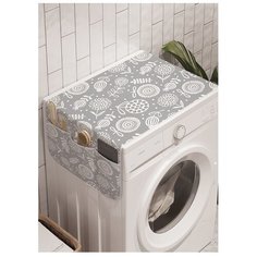 Органайзер для хранения "Фруктовая стена" на стиральную машину, 45x120 см Ambesonne