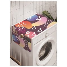 Органайзер для хранения "Детская абстракция" на стиральную машину, 45x120 см Ambesonne