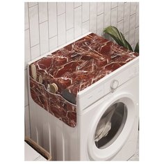 Органайзер для хранения "Неизвестные творения" на стиральную машину, 45x120 см Ambesonne