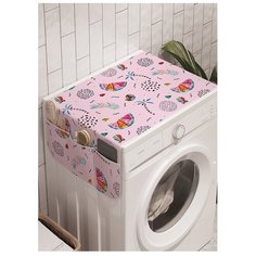 Органайзер для хранения "Пляжный отдых" на стиральную машину, 45x120 см Ambesonne
