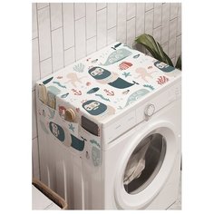 Органайзер для хранения "Царь-рыба" на стиральную машину, 45x120 см Ambesonne